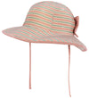 Konges Sløjd Zonnehoed - UV50+ - Bowwow - Blush Stripe - Konges Sløjd - 12-18 mnd - Zwemhoedjes
