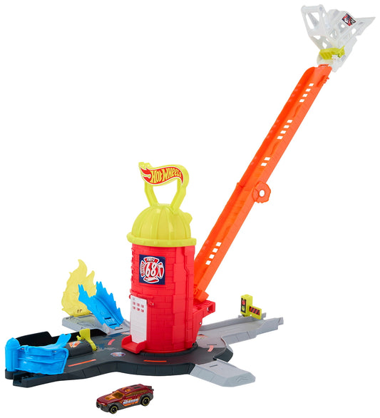 Hot Wheels Racebaan - City Super Fire Station - Hot Wheels - OneSize - Racebanen