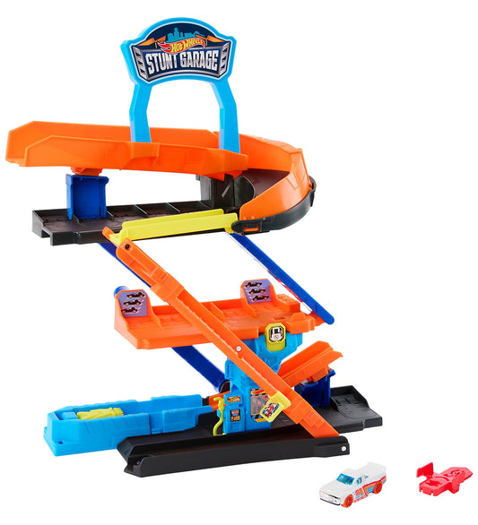 Hot Wheels Racebaan - City Transformatie Stunt Garage - Hot Wheels - OneSize - Racebanen