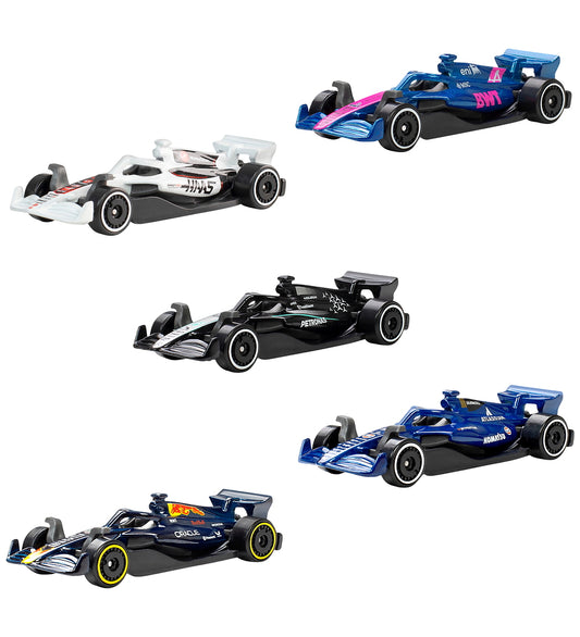 Hot Wheels Auto's - 5-pack - F-1 Racing 2026 - 1:64 - Hot Wheels - OneSize - Auto´s