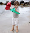 Dantoy Zandspeelgoed - 4 Onderdelen - Schip/Emmer - Groen - Dantoy - OneSize - Zandspeelgoed
