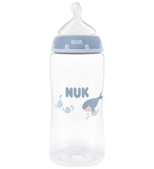 Nuk Babyflesje - First Choice - 300 ml - Whale - Blauw - Nuk - OneSize - Babyflesjes