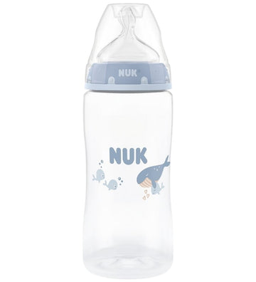 Nuk Babyflesje - First Choice - 300 ml - Whale - Blauw - Nuk - OneSize - Babyflesjes