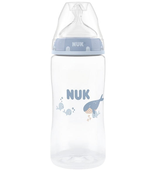 Nuk Babyflesje - First Choice - 300 ml - Whale - Blauw - Nuk - OneSize - Babyflesjes