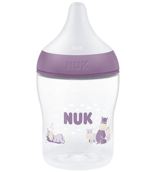 Nuk Babyflesje - Perfecte Match - 150 ml - Nijlpaard - Paars - Nuk - OneSize - Babyflesjes