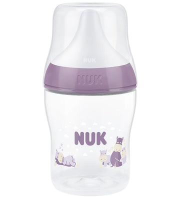 Nuk Babyflesje - Perfecte Match - 150 ml - Nijlpaard - Paars - Nuk - OneSize - Babyflesjes