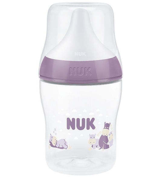 Nuk Babyflesje - Perfecte Match - 150 ml - Nijlpaard - Paars - Nuk - OneSize - Babyflesjes