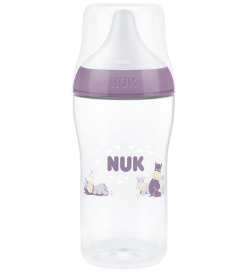 Nuk Babyflesje - Perfecte Match - 260 ml - Hippo - Paars - Nuk - OneSize - Babyflesjes