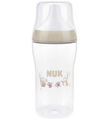 Nuk Babyflesje - Perfecte match - 260 ml - Monkey - Beige - Nuk - OneSize - Babyflesjes