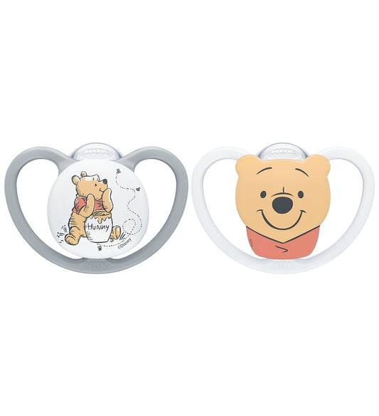 Nuk Fopspenen - 2-pack - Perfecte match Air - Winnie The Pooh -  - Nuk - 6-18 mnd - Fopspenen
