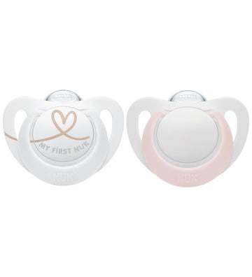 Nuk Fopspenen - 2-pack - Star - Roze/Wit - Nuk - 0-2 mnd - Fopspenen