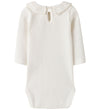 Name It Romper l/s - Rib - NbfFloris - Cloud Danser - Name It - 56 - Rompers Lange Mouw