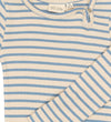 Petit Piao Romper l/s - Rib/Modaal - PPSky - Infinity Striped - Petit Piao - 74 - Rompers Lange Mouw