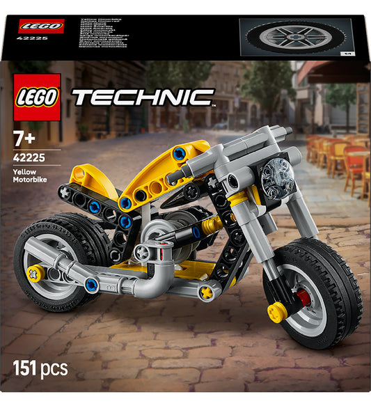 LEGO® Technic - Geel Motorfiets 42225 - 151 Onderdelen - LEGO® - OneSize - Blokken
