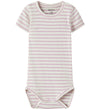 Name It Romper s/s - Rib - Noos - NbnBani - Geurig Lilac - Name It - 74 - Rompers Korte Mouw