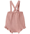 Lil Atelier Babyshort m. Bretellen - Gebreid - NbfFabiola - Lil Atelier - 74 - Babyshorts