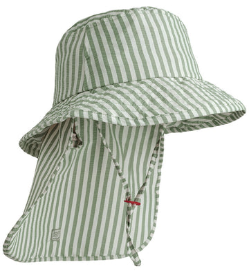 Liewood Zonnehoed - UV40+ - Damona - Stripe Pepermunt/Knisperend - Liewood - 6-9 mnd - Zwemhoedjes