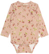 Petit Piao Romper l/s - PPStar - Misty Rose Strawberry - Petit Piao - 1½ jaar (86) - Rompers Lange Mouw