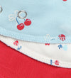 Pippi Slabben - Puntig - 3-pack - Echt Rood - Pippi Baby - OneSize - Kwijlsjaaltjes