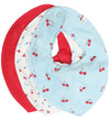 Pippi Slabben - Puntig - 3-pack - Echt Rood - Pippi Baby - OneSize - Kwijlsjaaltjes