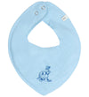 Pippi Kwijlslabbetje - Puntig - 3-pack - Light Dusty Blue - Pippi Baby - OneSize - Kwijlsjaaltjes