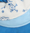 Pippi Kwijlslabbetje - Puntig - 3-pack - Light Dusty Blue - Pippi Baby - OneSize - Kwijlsjaaltjes