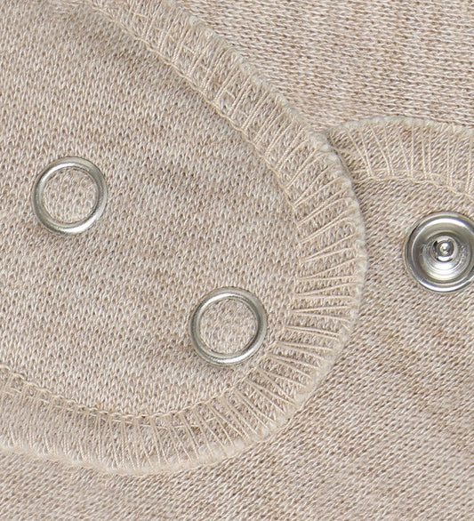 Pippi Babyslabbetje - Puntig - Light Taupe - Pippi Baby - OneSize - Kwijlsjaaltjes