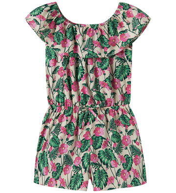 Name It Jumpsuit - NkfVinaya - Summer Zand/Hibiscus - Name It - 9 jaar (134) - Jumpsuits