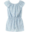 Name It Jumpsuit - NkfVinaya - Ice Water/Small Floral - Name It - 8 jaar (128) - Jumpsuits