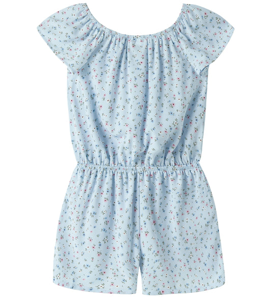 Name It Jumpsuit - NkfVinaya - Ice Water/Small Floral - Name It - 8 jaar (128) - Jumpsuits