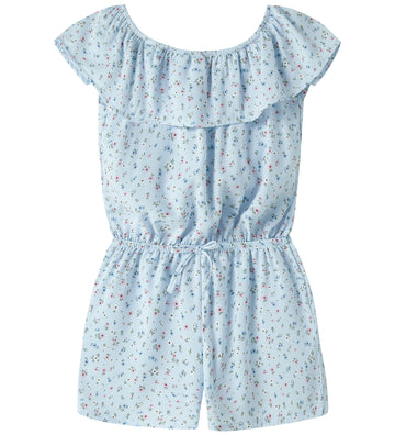 Name It Jumpsuit - NkfVinaya - Ice Water/Small Floral - Name It - 8 jaar (128) - Jumpsuits