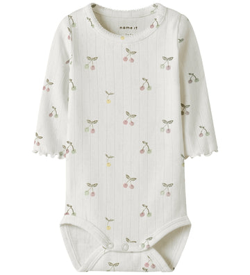 Name It Romper l/s - NbfFicherry - Cloud Danser - Name It - 68 - Rompers Lange Mouw