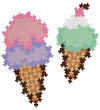 Plus-Plus Puzzel Stad Nummer - 250 st. - Ice Cream Kegels - Plus-Plus - OneSize - Blokken
