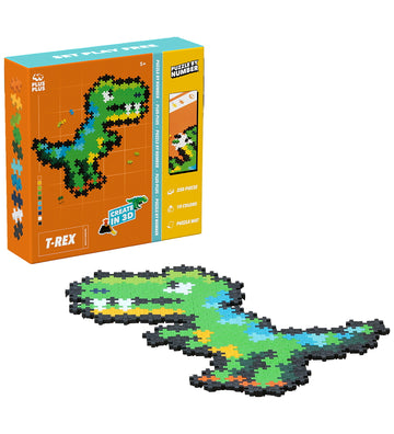 Plus-Plus Puzzel Stad Nummer - 250 st. - T-Rex - Plus-Plus - OneSize - Blokken