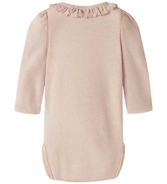 Lil Atelier Romper l/s - NbfFrijo - Peach Whip - Lil Atelier - 68 - Rompers Lange Mouw