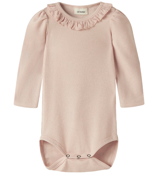 Lil Atelier Romper l/s - NbfFrijo - Peach Whip - Lil Atelier - 68 - Rompers Lange Mouw
