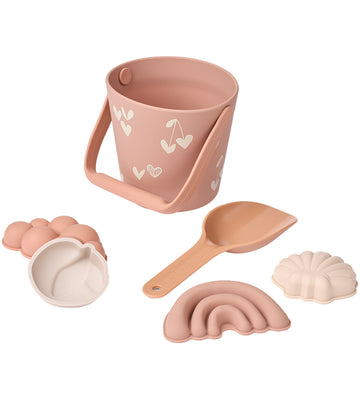 Liewood Strandset - Gilma Sweethearts - Sweethearts/Pale Toscaan - Liewood - OneSize - Zandspeelgoed