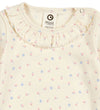 Müsli Romper l/s - Rib - Spring Frill - Tofu/Nectar/Shell Blue - Müsli - 62 - Rompers Lange Mouw