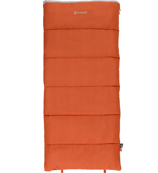 Outwell Slaapzak - Kampioen Kids - Burnt Red - Outwell - OneSize - Slaapzakken
