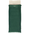 Outwell Slaapzak m. Links Rits - Contour Priemgetal - Groen - Outwell - OneSize - Slaapzakken
