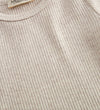 MarMar Romper s/s - Rib - Katoen/Modaal - Light Beige Melange - MarMar - 74 - Rompers Korte Mouw