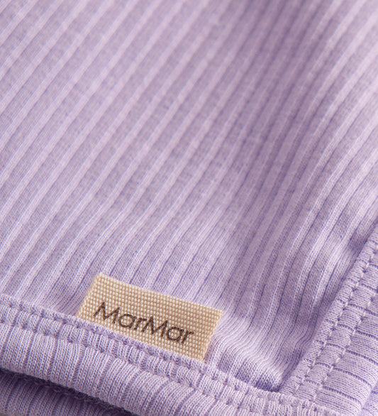 MarMar Babymuts - Rib - Katoen/Modaal - Seringen - MarMar - 68 - Babymutsen