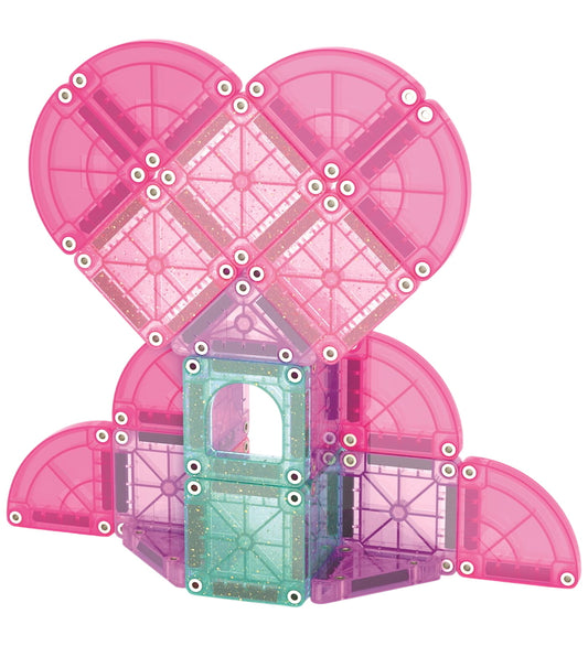 Magna-Tiles Mini Magneetset - 26 Onderdelen - Heart twee Heart - Magna-Tiles - OneSize - Magnetisch speelgoed