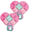 Magna-Tiles Mini Magneetset - 26 Onderdelen - Heart twee Heart - Magna-Tiles - OneSize - Magnetisch speelgoed