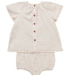 Copenhagen Colors Zomerset - Shirt/Babyshort - Dusty Rose/Cream - Copenhagen Colors - 56 - Babyshorts
