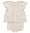 Copenhagen Colors Zomerset - Shirt/Babyshort - Dusty Rose/Cream - Copenhagen Colors - 2 jaar (92) - Babyshorts