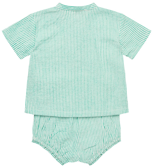 Copenhagen Colors Zomerset - Overhemd/Bloomers - Scherpe Green/C - Copenhagen Colors - 62 - Babyshorts