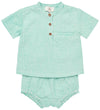 Copenhagen Colors Zomerset - Overhemd/Bloomers - Scherpe Green/C - Copenhagen Colors - 74 - Babyshorts