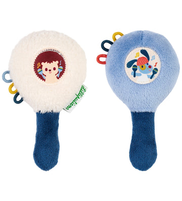 Lilliputiens Ramelaren - 12 cm - 2-pack - Maraca - Lilliputiens - OneSize - Ramelaren