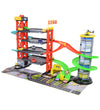 Dickie Toys Racebaan m. Licht/Geluid - Parkeren Garage - Dickie Toys - OneSize - Racebanen